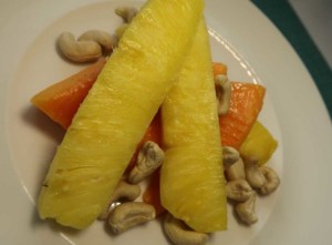Ananas Papaya Fruchtsalat