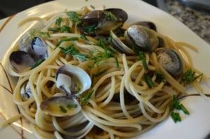 Spaghetti a le Vongole