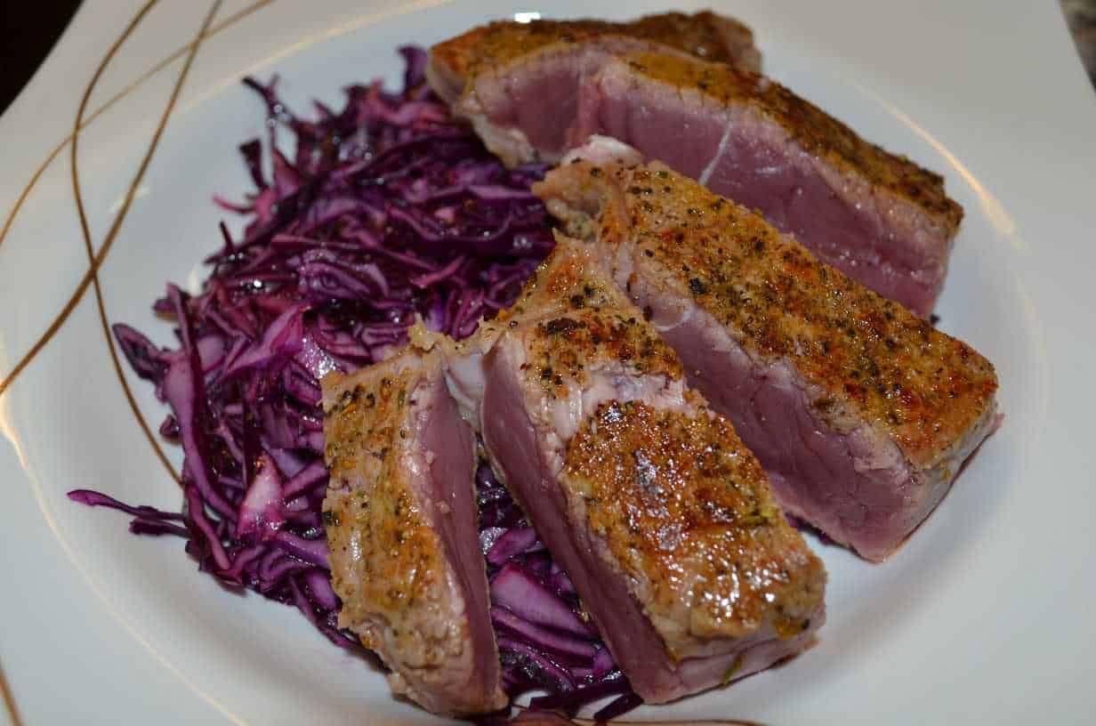 Rotkrautsalat mit Rindssteak - weight-fighters.com