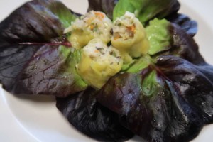 Dim Sum auf Salat