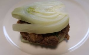 Fenchel mit Burger