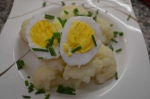 Blumenkohl Ei Salat