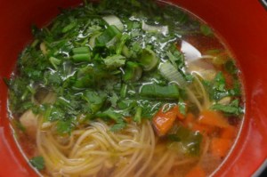 Chinesische Nudelsuppe
