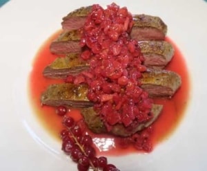 Lammfilet mit Johannisbeerchatney
