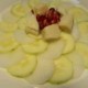 Rettich Gurken Salat mit Parmesan und Granatapfelkernen