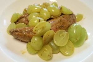 Lammfilet mit Trauben