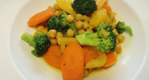 Kichererbsen Gemüse Curry