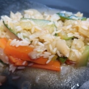 Gemüse mit Reis