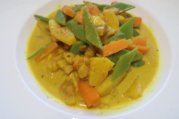 Gemüse Früchte Curry